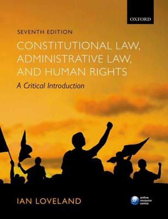 Constitutional and Administrative Law 2019 Past Paper