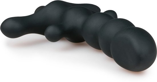 Anale vibrator met handvat - zwart