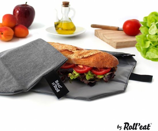 Roll'Eat Boc'n'Roll Foodwrap - Eco Black