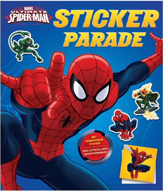 Ultimate spider-man sticker parade