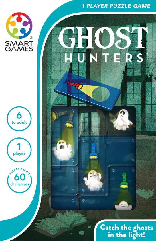 Thumbnail van een extra afbeelding van het spel Smart Games Ghost Hunters (60 opdrachten)