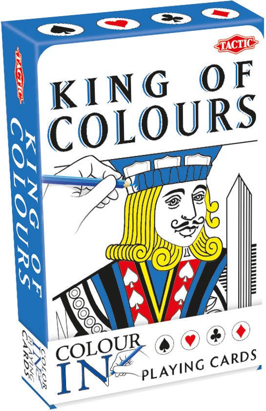 Afbeelding van het spel Colour-In Speelkaarten King/Queen of Colours
