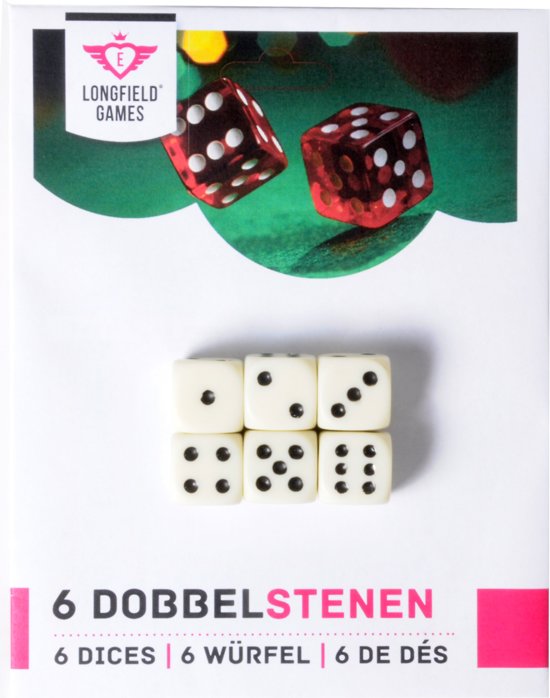 Afbeelding van het spel Longfield Games Dobbelstenen 16 mm Op Kaart