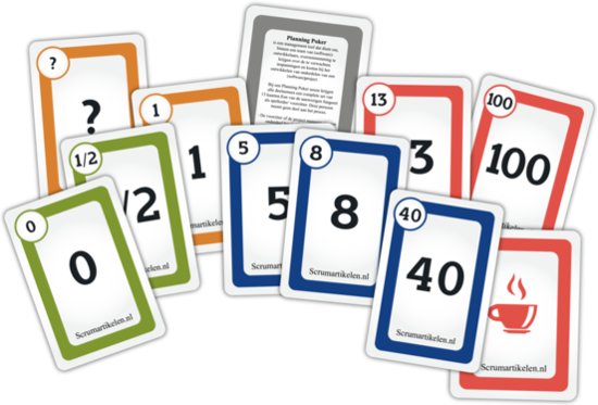 Afbeelding van het spel Scrum Planning Poker Kaarten Agile