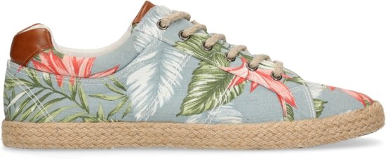 Wonderlijk bol.com | Sacha - Heren - Blauwe sneakers met bloemenprint - Maat 45 PV-75