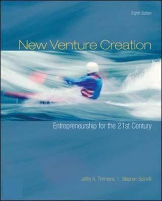 New Venture Creation 9780073381558 Jeffry Timmons Boeken