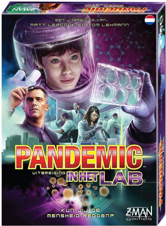 Thumbnail van een extra afbeelding van het spel Pandemic In Het Lab - Uitbreiding
