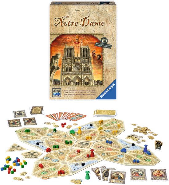 Thumbnail van een extra afbeelding van het spel Ravensburger Alea Notre Dame - Bordspel