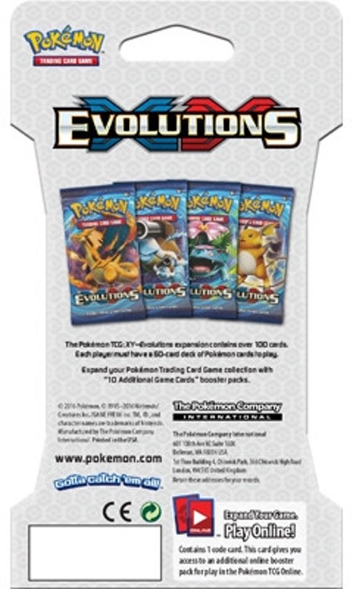 Thumbnail van een extra afbeelding van het spel Sleeved Pokemon kaarten XY12 Booster Evolutions