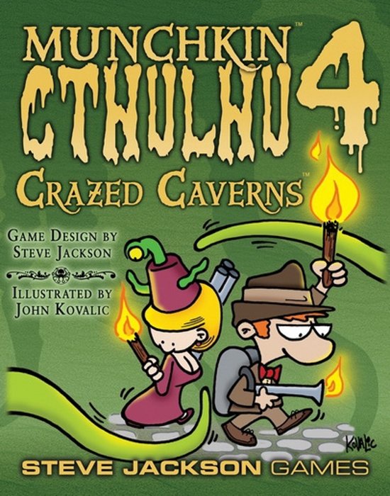Thumbnail van een extra afbeelding van het spel Munchkin: Cthulhu 4: Crazed Caverns