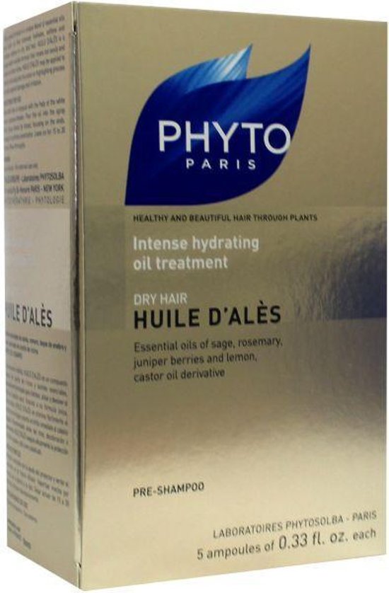 Foto van Phyto Huile D'Ales Pre-shampoo Intense Hydrating Oil Treatment - 100 ml - Leave In Conditioner
