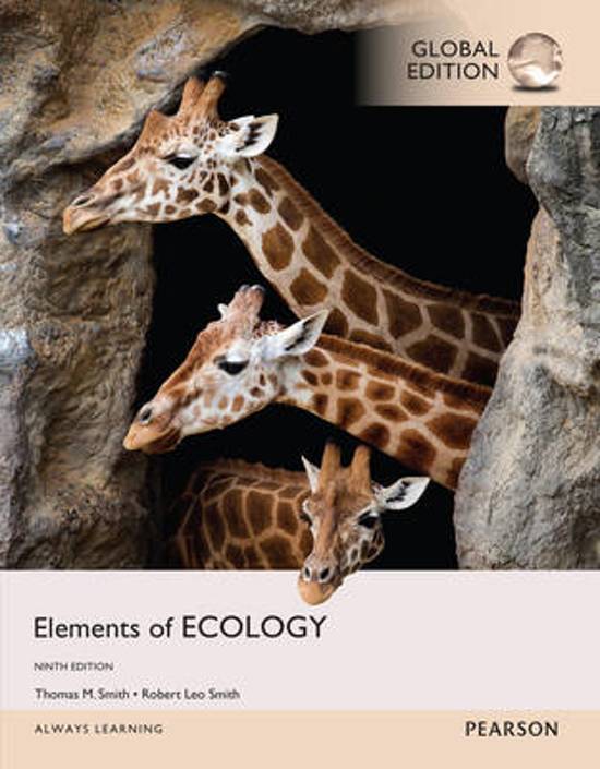 Elements of Ecology with MasteringBiology, Global Edition