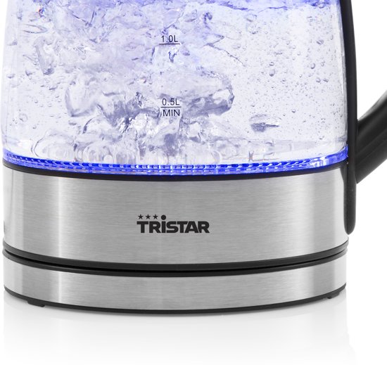 Tristar Waterkoker WK-3377 2200 W 1,7 L glas