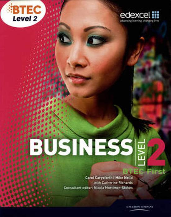 BTEC Level 2 First Business Student Book