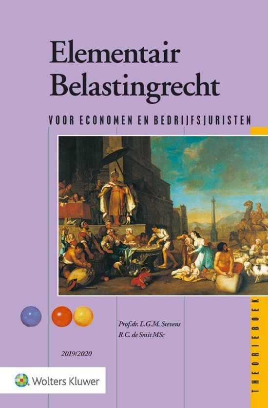 Oefententamen (uitwerkingen) Verdieping Belastingrecht  Elementair Belastingrecht 2019/2020, ISBN: 9789013153842