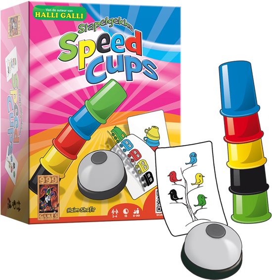 Thumbnail van een extra afbeelding van het spel Speed Cups - Kaartspel
