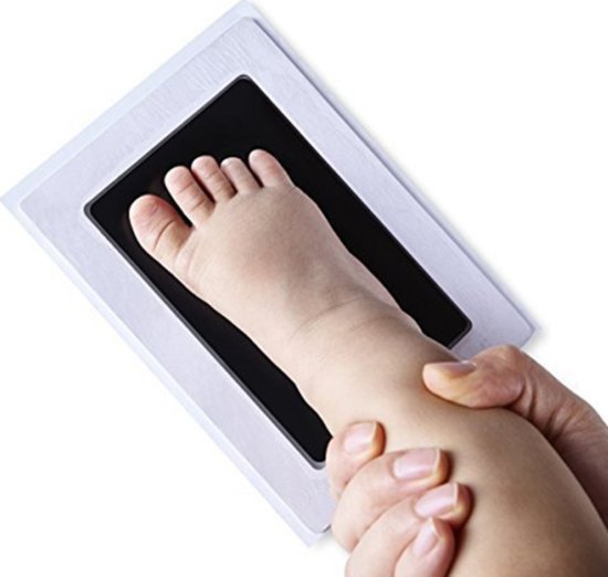 Baby voet- & handafdruk inkt set - zwart (Kraamkado)