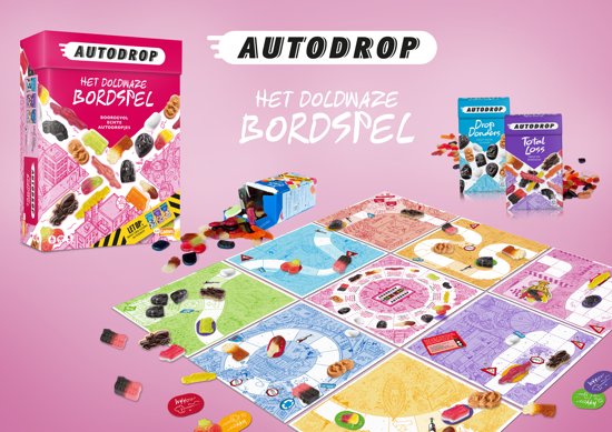Thumbnail van een extra afbeelding van het spel Autodropspel - het doldwaze bordspel