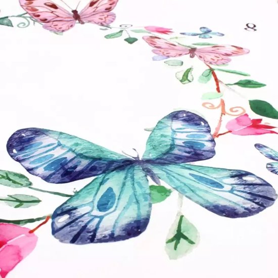Milestone deken vlinders  - Mijlpaaldeken - fotoherinnering - kraamcadeau - babyshower cadeau - foto mijlpaal deken