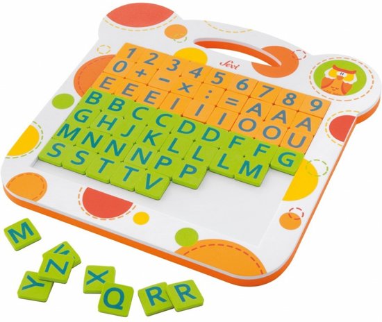 Afbeelding van het spel Sevi Magneetbord Letters En Cijfers 63-delig