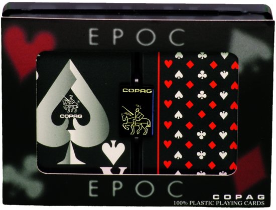 Thumbnail van een extra afbeelding van het spel Copag Epoc - Bridgespeelkaarten - 2 deck