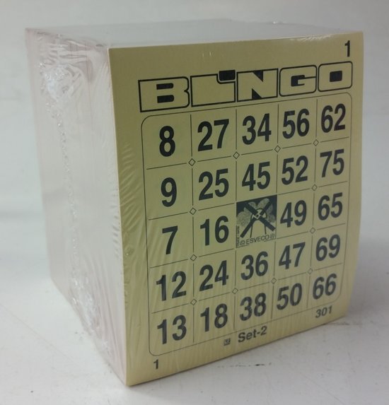 Thumbnail van een extra afbeelding van het spel Bingokaarten 1 t/m 75 | 10 Game | Enkel - Bingoboek
