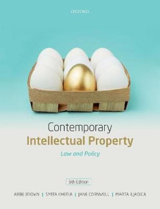 Intellectual Property Law – Notes