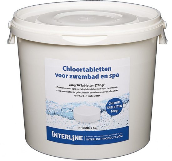 Interline Chloortabletten - Long90 200gram/10kg