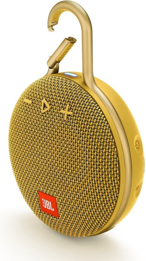 JBL Clip 3 Mustard Yellow Bluetooth speaker