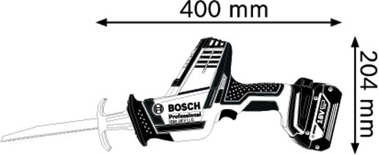 Bosch Professional Accu reciprozaagmachine GSA 18 V-LI C (Zonder accu/lader)