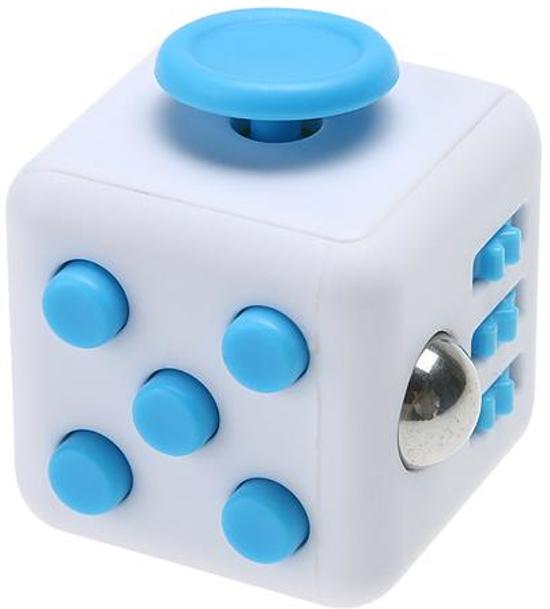 Afbeelding van het spel Fidget Cube Wit/Blauw