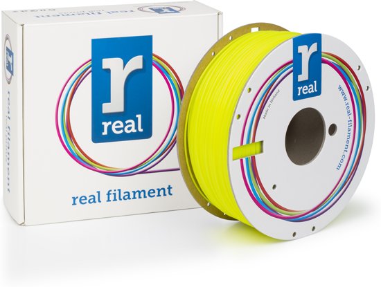 REAL Filament PLA fluoriserend geel 1.75mm (1kg)