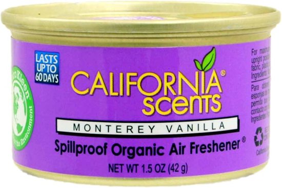 Foto van California Scents Luchtverfrisser Monterey Vanilla - 42g