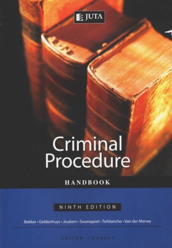 Criminal Procedure Handbook Summary 