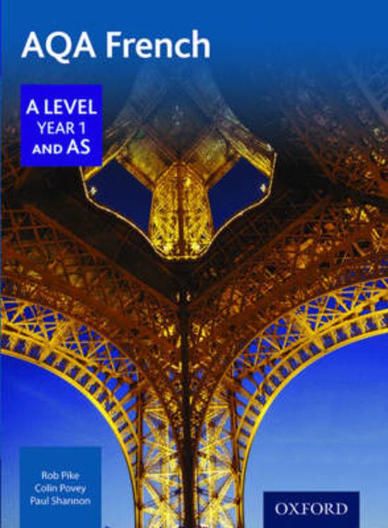AQA A Level Year 1 and AS French Student Book
