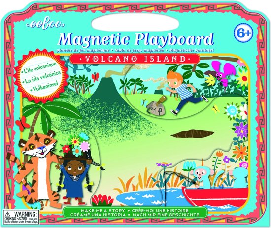 Afbeelding van het spel Eeboo Magnetic Playboard : Volcano Island