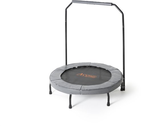 Avyna fitness trampoline PRO-LINE 40 (102cm) + handle en beschermrand grijs