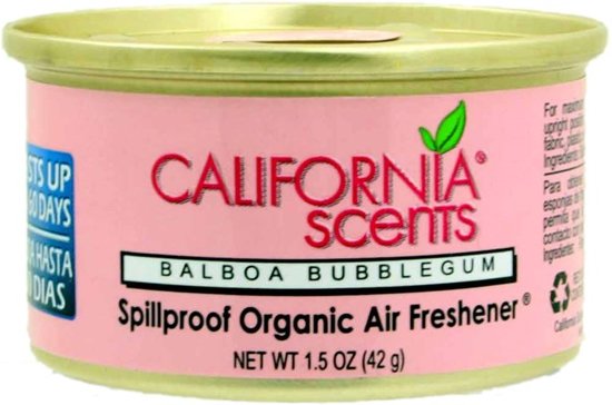 Foto van California Scents Luchtverfrisser Balboa Bubblegum - 42g