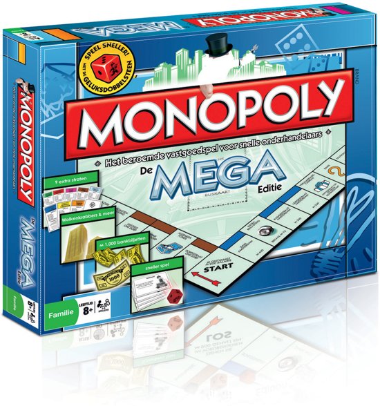 Thumbnail van een extra afbeelding van het spel Monopoly Mega - Bordspel