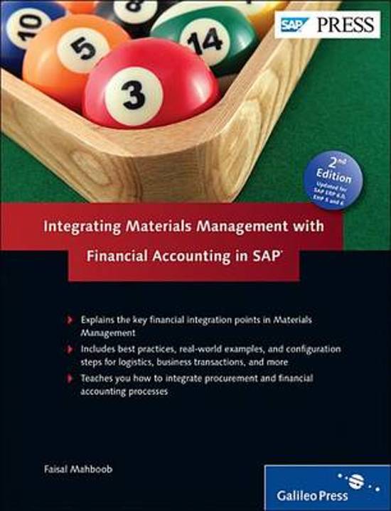 Integrating Materials Management with Financial Accounting in SAP
