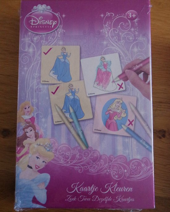 Afbeelding van het spel Disney princess memory( zelf kleuren)