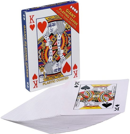 Afbeelding van het spel Speelkaarten groot 17x12 cm