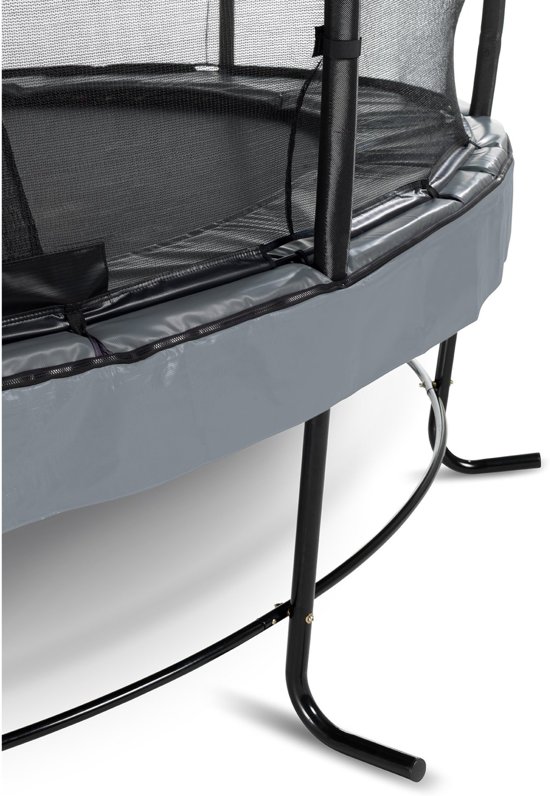 EXIT Elegant Premium trampoline ø366cm met veiligheidsnet Deluxe - grijs