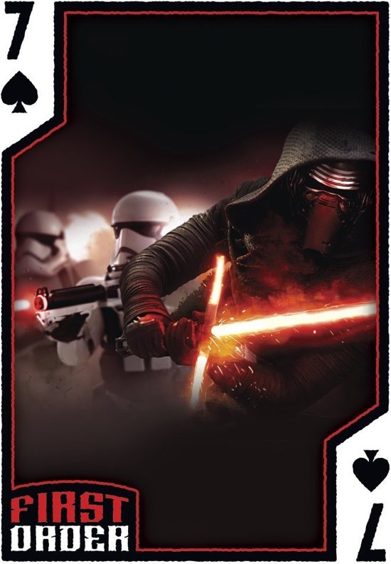 Thumbnail van een extra afbeelding van het spel Star Wars Speelkaarten- The Force Awakens - Eps 7 Display