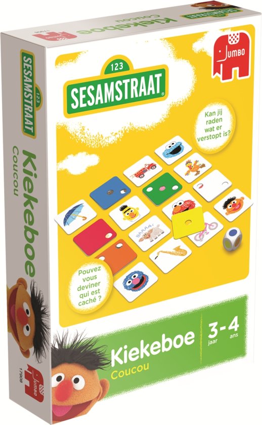 Afbeelding van het spel Sesamstraat Kiekeboe - Kinderspel