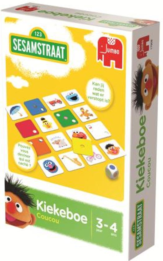 Thumbnail van een extra afbeelding van het spel Sesamstraat Kiekeboe - Kinderspel