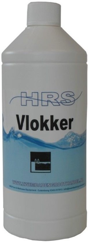 vloeibaar vlokker 1 liter HRS - Zwembad - Onderhoud - Vuil verwijderen - Helder water - Bind Vuil