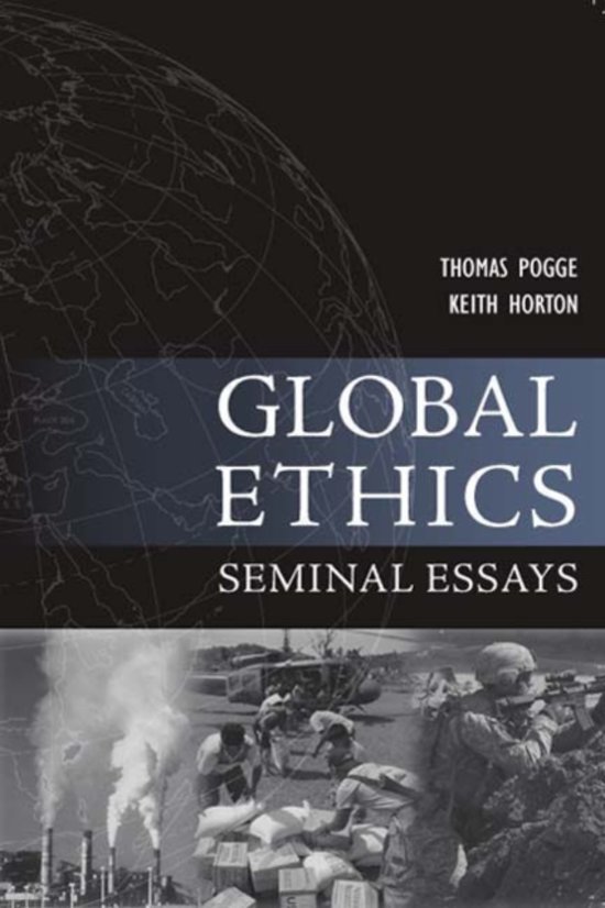 Hoorcolleges + samenvatting Ethische vraagstukken wereldpolitiek