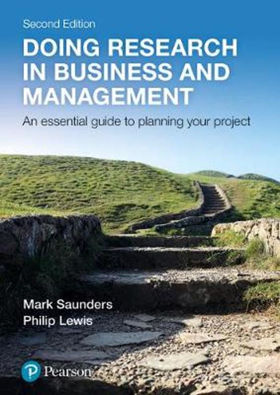 Doing Research in Business and  Management An essential guide to planning your project