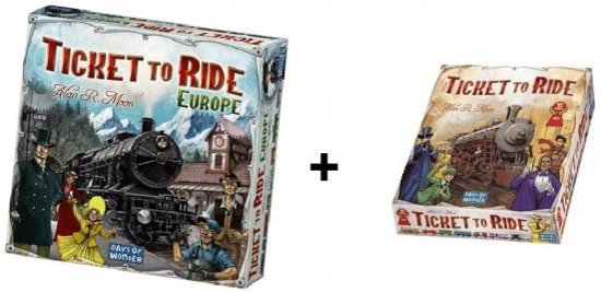 Ticket to Ride Europe + Ticket to Ride USA - Bordspel - Combi Deal